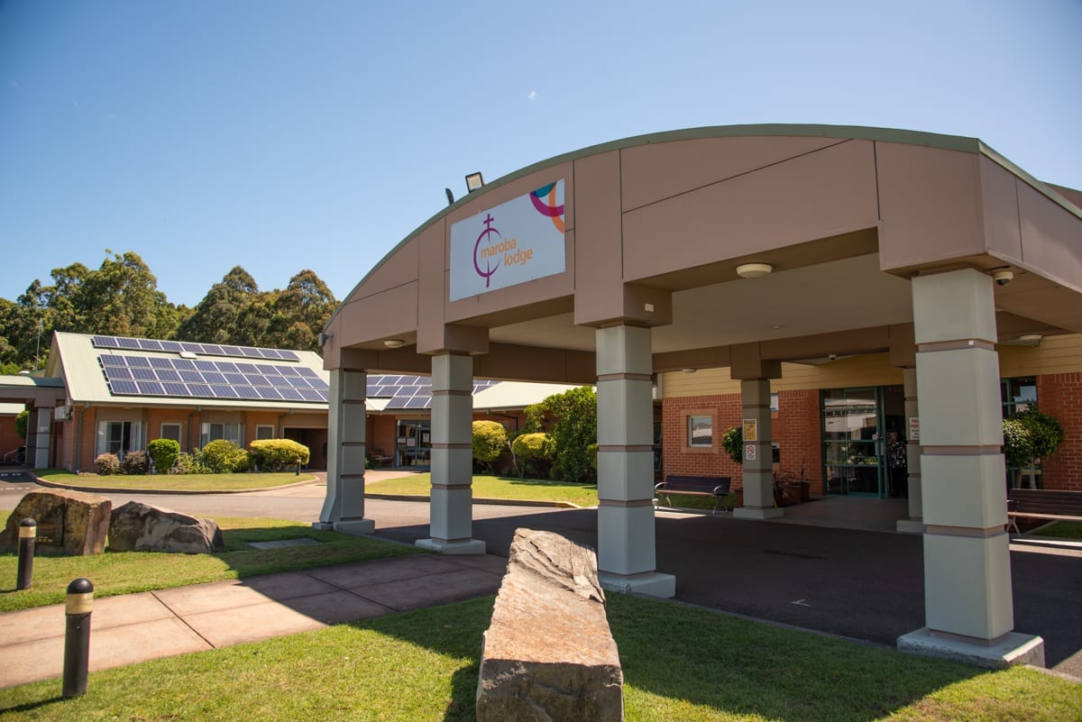 The Lodge, Maroba Aged Care Front of The Lodge, Maroba Aged Care